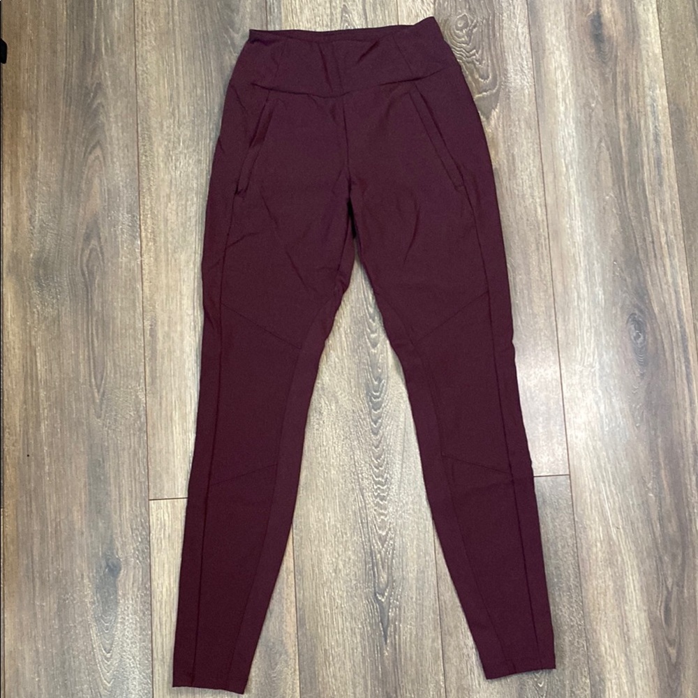 Athleta Headlands Hybrid Trek Tight- Purple- Women Sz 0